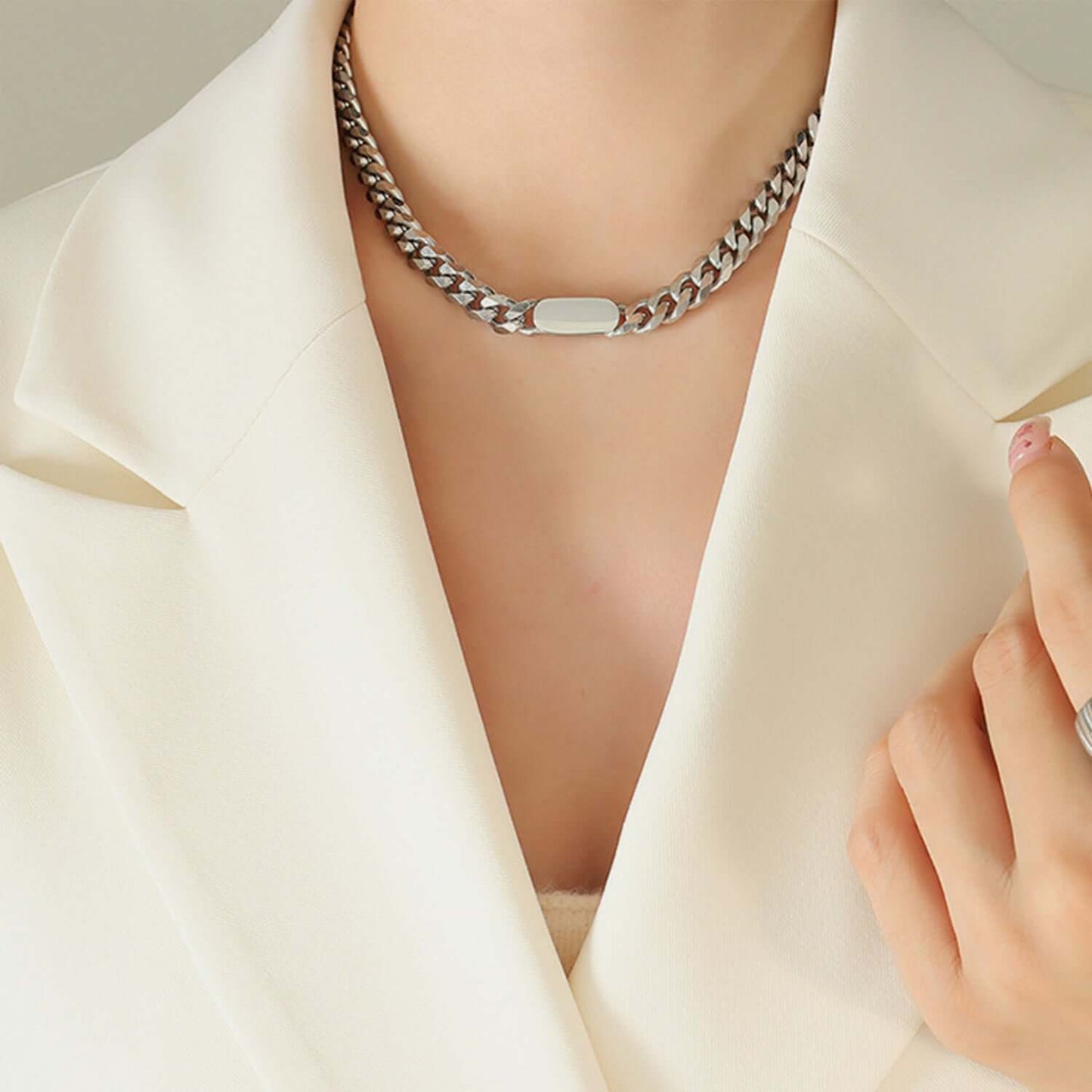 18K Gold-Plated Chain Necklace Necklace Luxurious Weddings