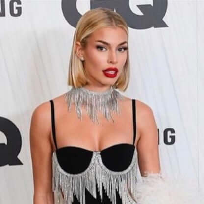 Diamond Tassel Sexy Slit Suspender Dress Tassel Dress Luxurious Weddings