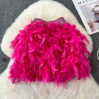 Chiffon skirt, women's spring/summer high waisted A-line Chiffon Skirt Luxurious Weddings