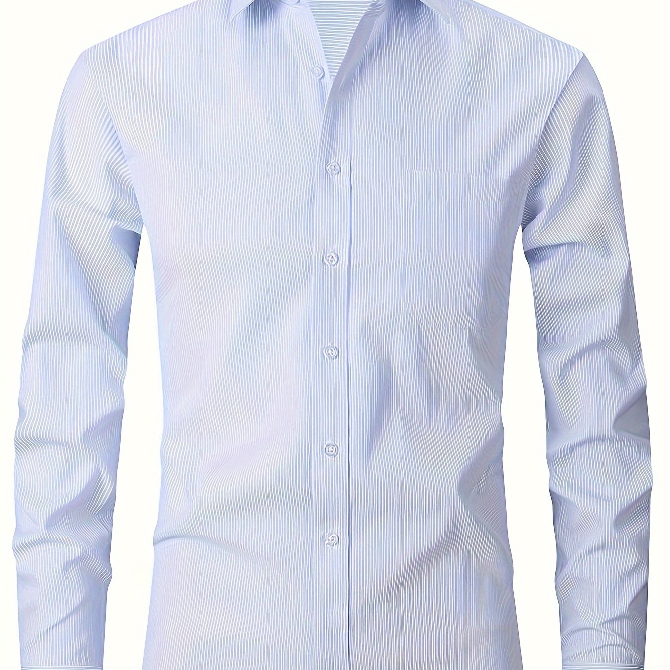 Men's Formal Business Shirts with Long Sleeves - Spring/Fall Collection Men's Formal Shirts Luxurious Weddings