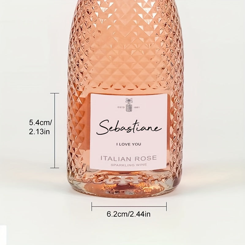 Personalized Prosecco Wine Label Wine Labels Luxurious Weddings