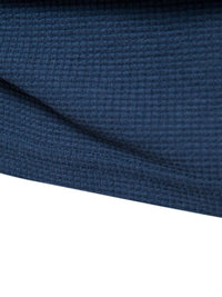 Men's Waffle-Knit Short Sleeve T-Shirt mens tshirts Luxurious Weddings