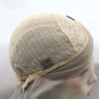 13*3" Lace Front Wigs Synthetic Mid-length Straight 12" 130% Density Lace front wig Luxurious Weddings