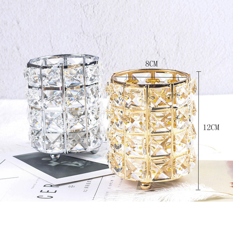 Metal Makeup Brush Storage Tube Makeup brush Storage Luxurious Weddings
