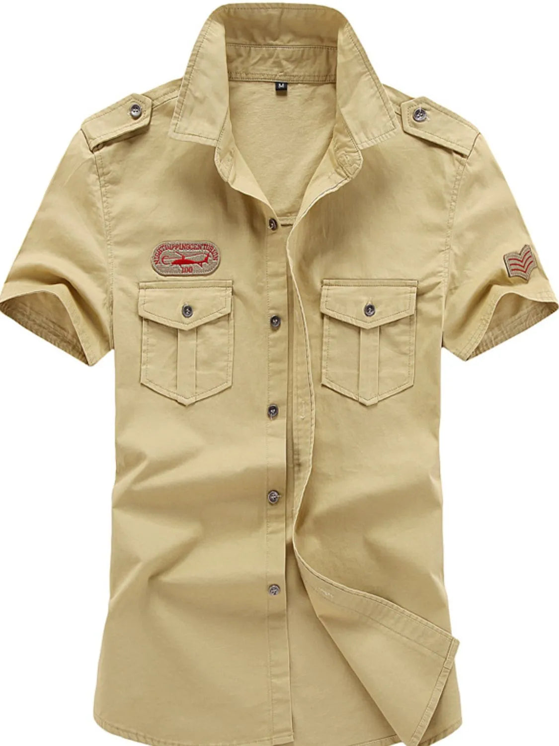 Men's Plus Size Collared Neck Short Sleeve Shirt Luxurious Weddings