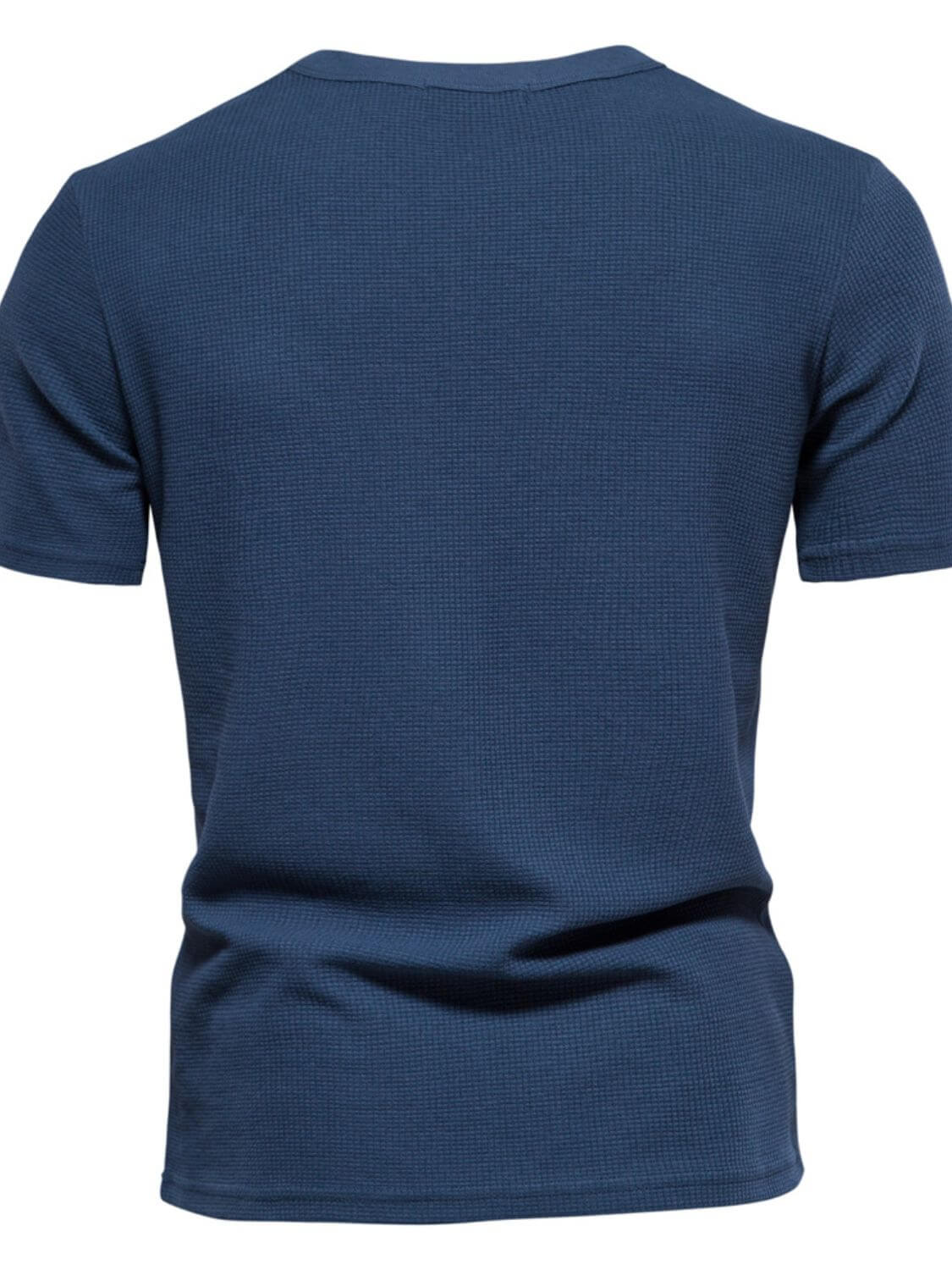 Men's Waffle-Knit Short Sleeve T-Shirt mens tshirts Luxurious Weddings