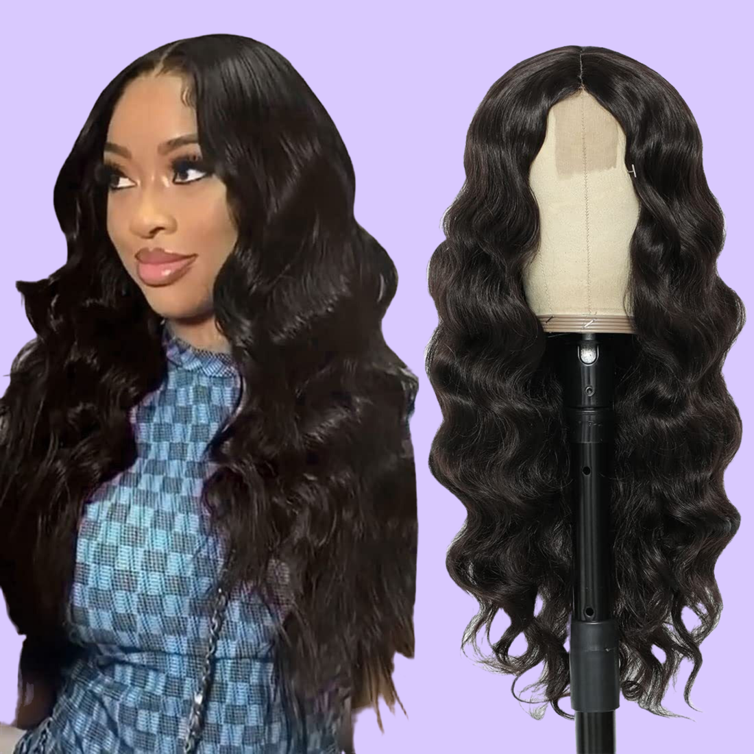 Small Lace Front Wig Headsets with Intermediate Color Lace Front Wig Luxurious Weddings