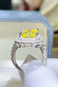 2 Carat Moissanite 925 Sterling Silver Ring Jewelry Luxurious Weddings