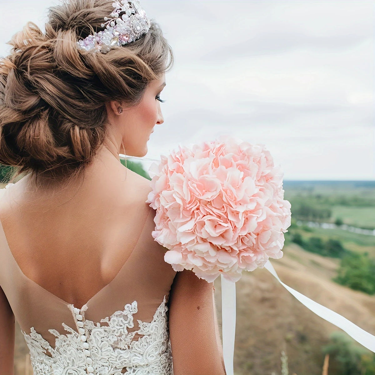 Bulk Wedding Floral Pack | Pink artificial Hydrangeas Luxurious Weddings