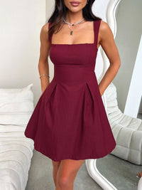 Devine Bow Back Square Neck Mini Dress Mini dress Luxurious Weddings