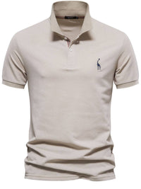 Men's Giraffe Embroidered Short Sleeve Polo Men's Polos Luxurious Weddings