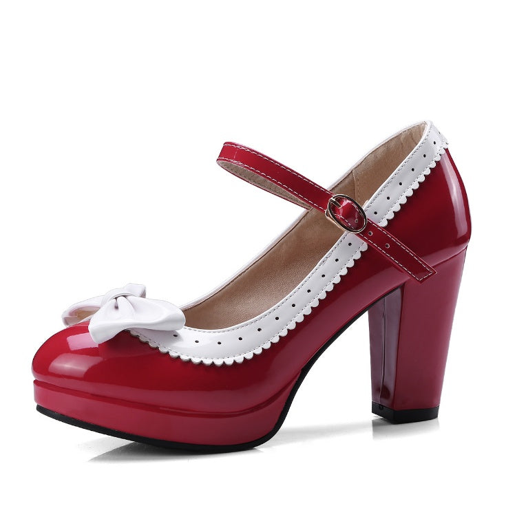 Lolita bow single shoes high heels 0 Luxurious Weddings