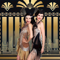 1920s Party Great Gatsby Themed Backdrop Photography Backdrop Luxurious Weddings