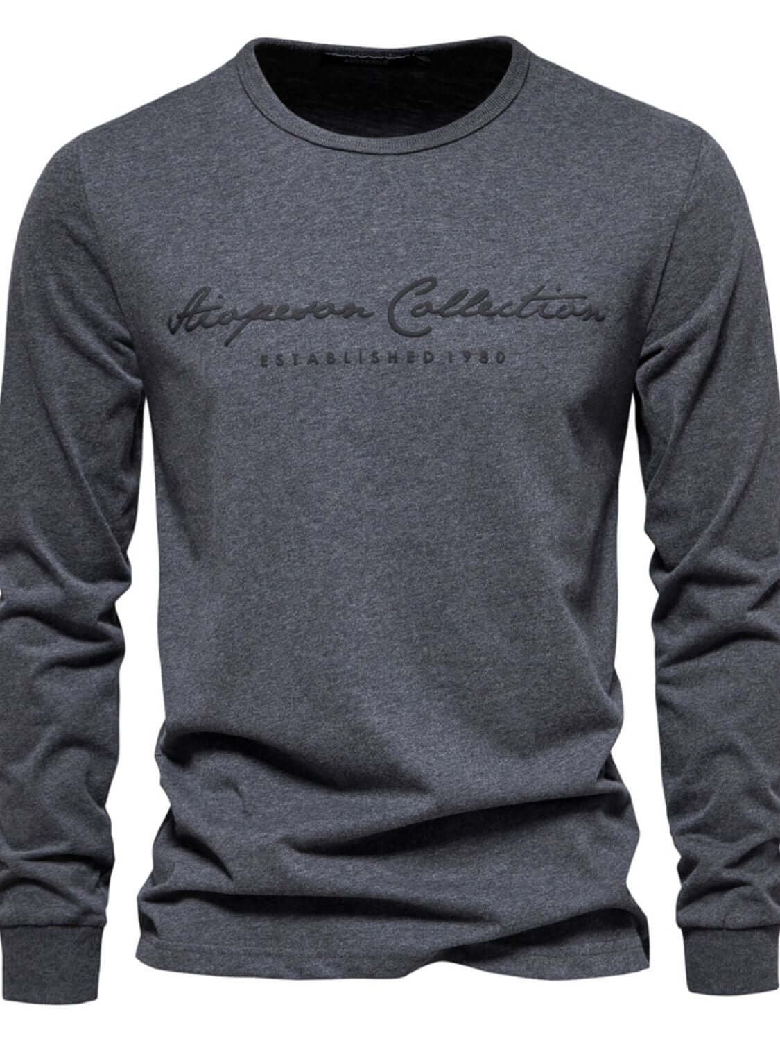 Men's Round Neck Letter Graphic T-Shirt Men's Tshirts Luxurious Weddings