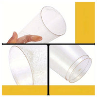 100 Disposable Plastic Champagne Glasses for Events Cups Luxurious Weddings