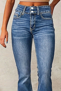 Cat Whisker Washed Bootcut Jeans Jeans Luxurious Weddings