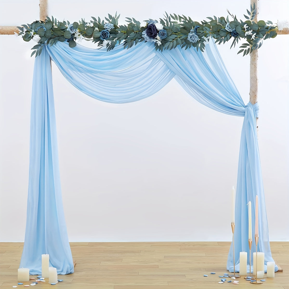 Green Silk Draping Silks Luxurious Weddings