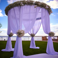Silk Drappings 26ft Chiffon Wedding Arch Drapes Silks Luxurious Weddings