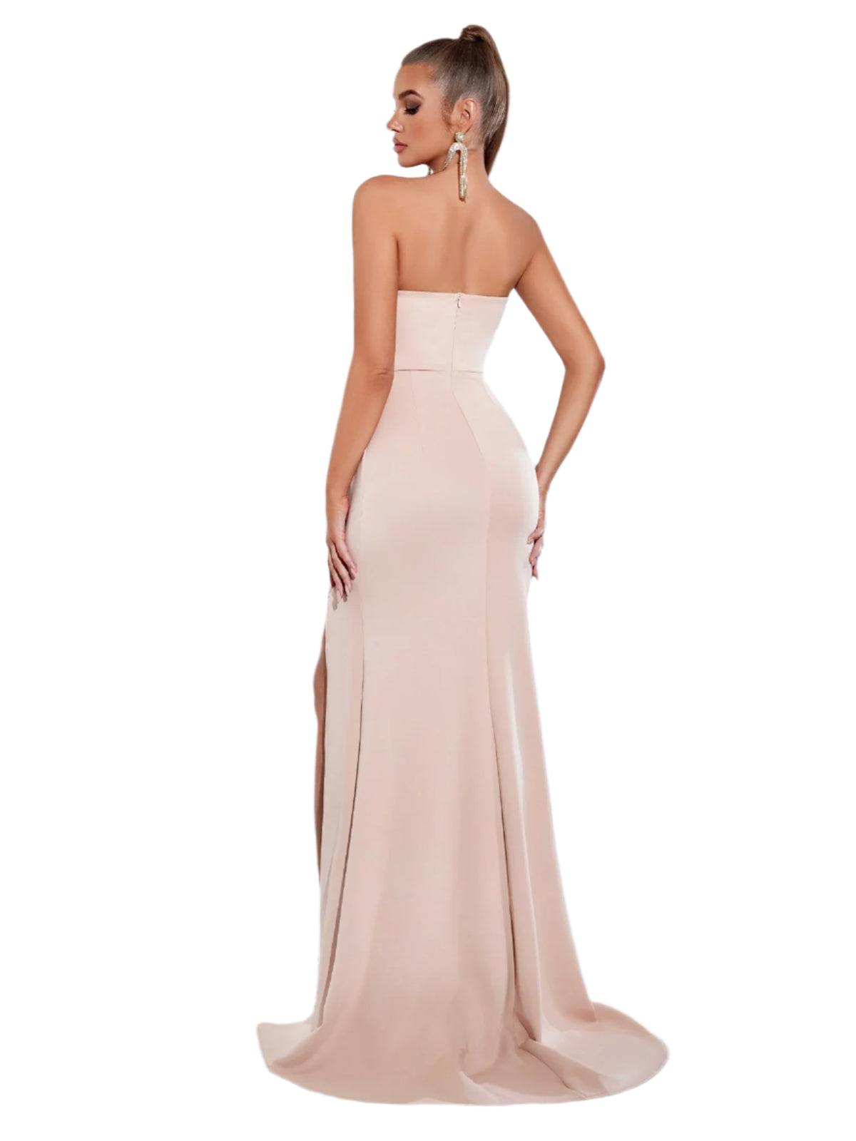 Sweetheart Neck Corset High Split Formal Dress Dresses Luxurious Weddings