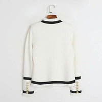 Luxury Gold Button Knitted Sweater cardigan Luxurious Weddings