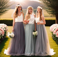 The Tulle Skirt Bridesmaid Dresses Luxurious Weddings
