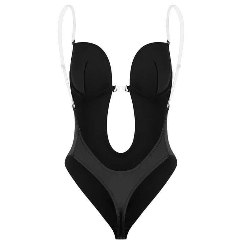 Hanging strap jumpsuit bra, V-line Shapewear dress jumpsuit bra Luxurious Weddings
