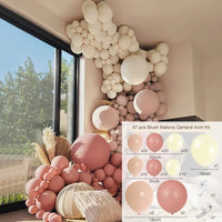 Apricot Brown Balloons Garland Arch Kit Balloon Garlands Luxurious Weddings