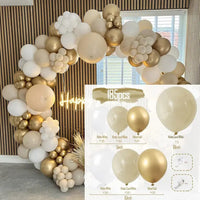 Apricot Brown Balloons Garland Arch Kit Balloon Garlands Luxurious Weddings