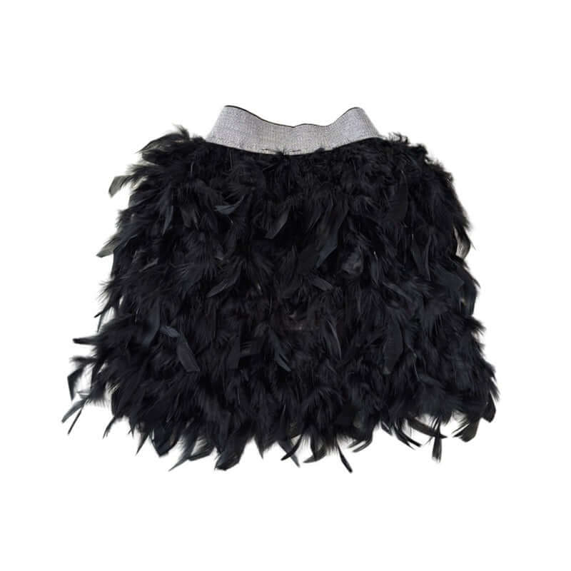 Chiffon skirt, women's spring/summer high waisted A-line Chiffon Skirt Luxurious Weddings