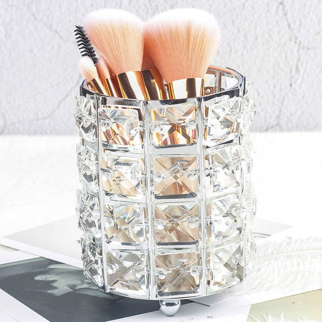 Metal Makeup Brush Storage Tube Makeup brush Storage Luxurious Weddings