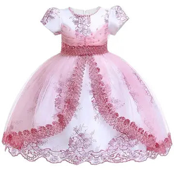 Beaded Embroidered Girls Dress girls dresses Luxurious Weddings