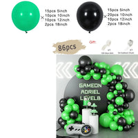 Black and Gold Balloons Garland Arch Kit Balloon Garlands Luxurious Weddings