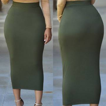 Bodycon High Waist Pencil Bodycon Maxi Skirt skirts Luxurious Weddings