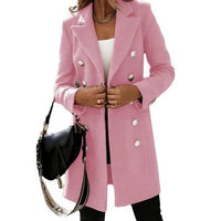 Long Sleeved Double Breasted Women's Coat Women's Jacket Luxurious Weddings