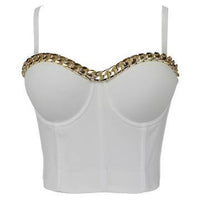 Trendy bodice with steel rings outside the suspender Bodice Luxurious Weddings