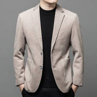 Thick men's wool suit loose casual suit jacket Jacket Luxurious Weddings