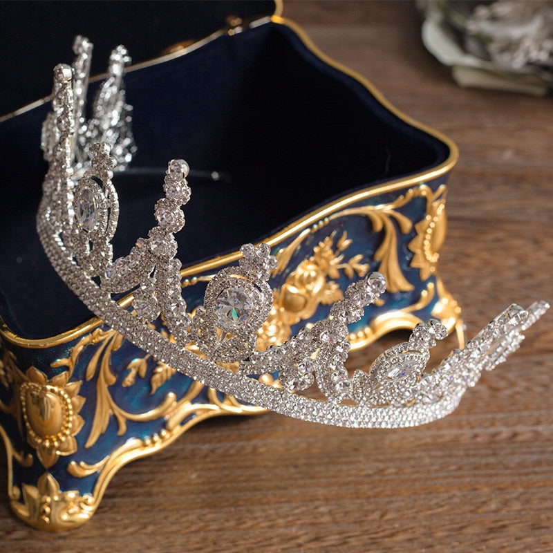 Luxury Tiaras And Crowns AAA CZ Zirconia Princess Pageant tiaras Luxurious Weddings