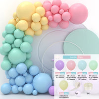 Colorful Rainbow Balloon Garland Arch Kit Balloon Garlands Luxurious Weddings