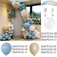 Cream Blue Beige Balloon Garland Arch Kit Balloon Garlands Luxurious Weddings