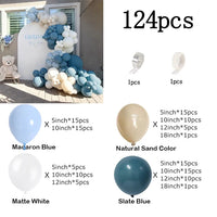 Cream Blue Beige Balloon Garland Arch Kit Balloon Garlands Luxurious Weddings
