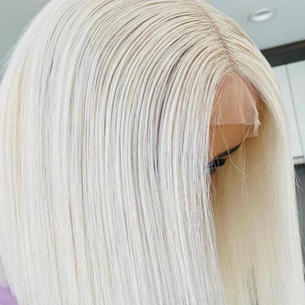 Women's Fiber Front Lace Wig Straight Hair Lace Front Wig Luxurious Weddings