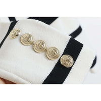 Luxury Gold Button Knitted Sweater cardigan Luxurious Weddings