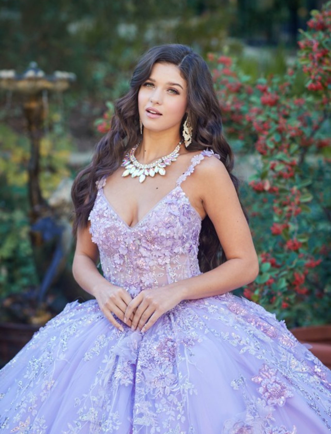 Floral Embroidery Off the Shoulder Ball Gown Luxurious Weddings