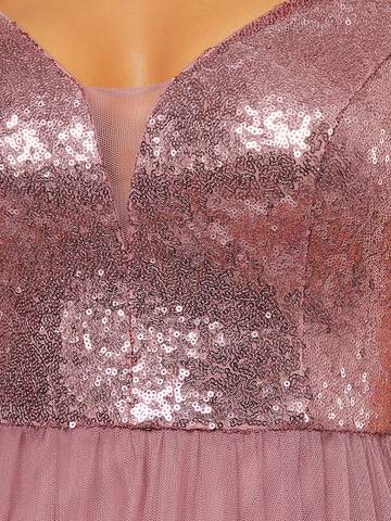 Off Shoulder Tulle & Sequin Sleeveless Evening Dress Dresses Luxurious Weddings