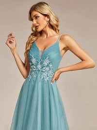 High Low Mesh Appliques Prom Dresses Prom Dress Luxurious Weddings