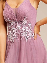 High Low Mesh Appliques Prom Dresses Prom Dress Luxurious Weddings