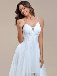 High Low Mesh Appliques Prom Dresses Prom Dress Luxurious Weddings