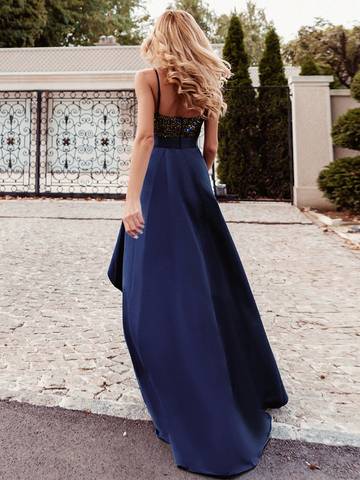 Women's Backless Sparkly Prom Dresses Dresses Luxurious Weddings