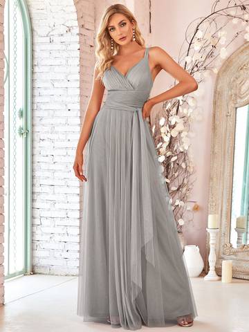 Floor Length Sleeveless Wholesale Tulle Bridesmaid Dresses Bridesmaid Dresses Luxurious Weddings