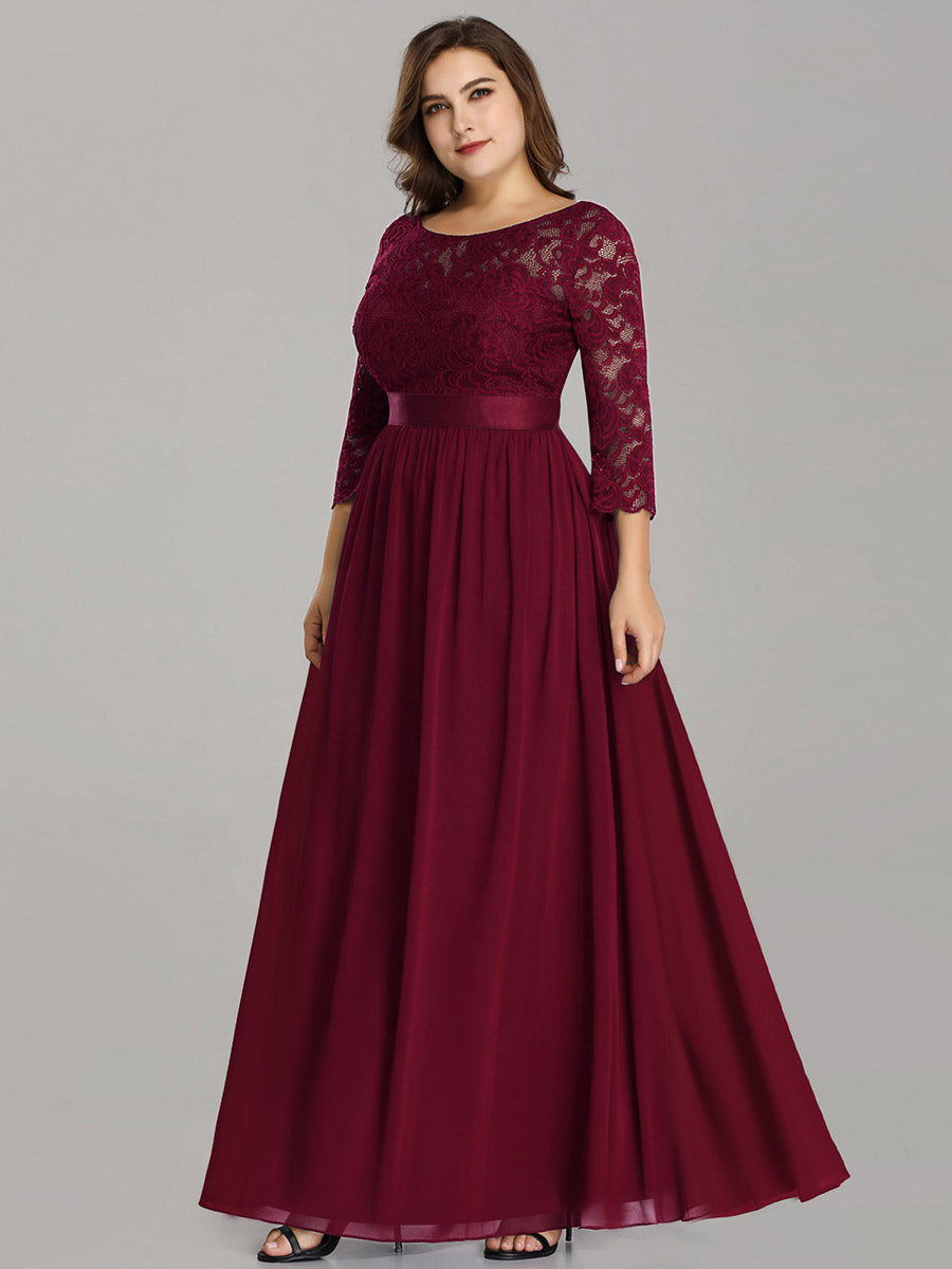 Plus Size Lace Bridesmaid Dresses with Long Lace Sleeve Bridesmaid Dresses Luxurious Weddings